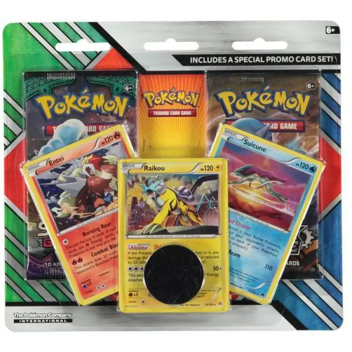 Pokemon XY/S&M: Enhanced 2-Pak Blister m/mønt og promo-kort