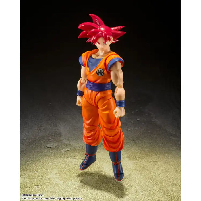 S.H. Figuarts: Dragon Ball Super - Son Goku (Super Saiyan God - Instilled with the light of Reighteous Hearts) Action Figure - 15 cm - ADLR Poké-Shop