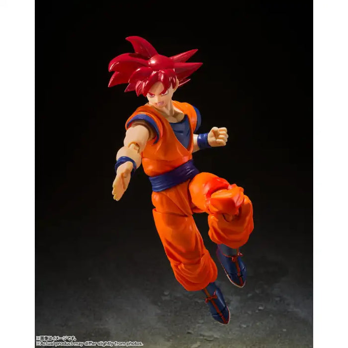 S.H. Figuarts: Dragon Ball Super - Son Goku (Super Saiyan God - Instilled with the light of Reighteous Hearts) Action Figure - 15 cm - ADLR Poké-Shop