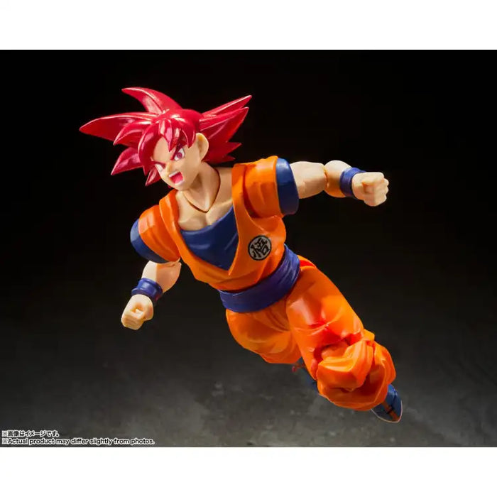 S.H. Figuarts: Dragon Ball Super - Son Goku (Super Saiyan God - Instilled with the light of Reighteous Hearts) Action Figure - 15 cm - ADLR Poké-Shop