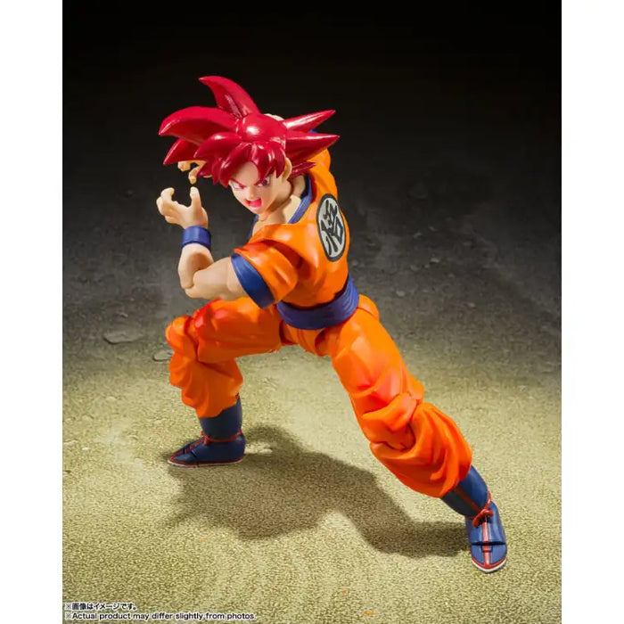 S.H. Figuarts: Dragon Ball Super - Son Goku (Super Saiyan God - Instilled with the light of Reighteous Hearts) Action Figure - 15 cm - ADLR Poké-Shop