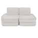 Small Modular Sofa for Kids - Churros White