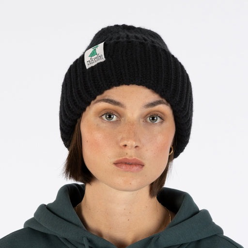 Snufkin Chunky Beanie - Black