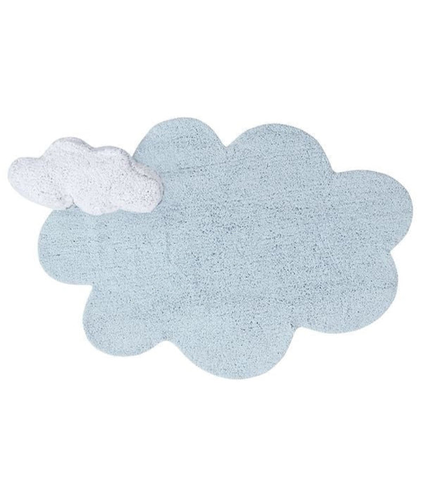 Washable Rug Puffy Dream Blue Cloud, 110 x 170 cm