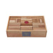 Wooden Blocks in a Box – Natural, 63 pieces