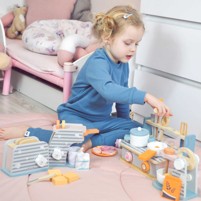 Wooden Folding Stove and Grill