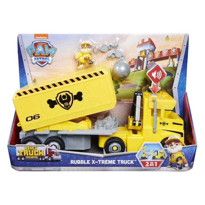 Paw Patrol: Big Trucks Rubble Mega Vehicle. 2-i-1 Lastbil