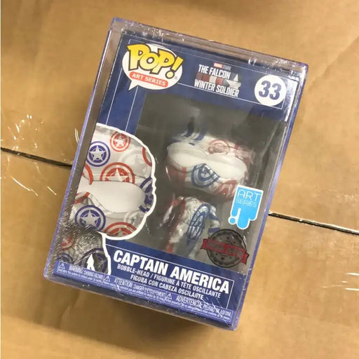 Funko Pop! Art Series: Marvel, Patriotic Age - Captain America #33 (inkl. Hard Acrylic Box) - ADLR Poké-Shop