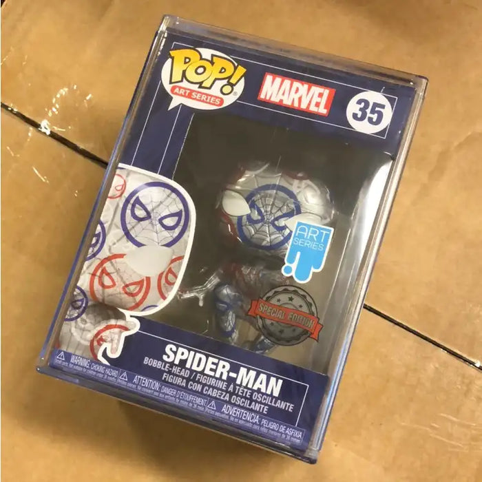 Funko Pop! Art Series: Marvel, Patriotic Age - Spider-Man #35 (inkl. Hard Acrylic Box)