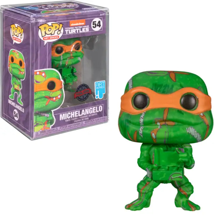 Funko Pop! Art Series: TMNT, Michelangelo #54 (inkl. Hard Acrylic Box) - ADLR Poké-Shop