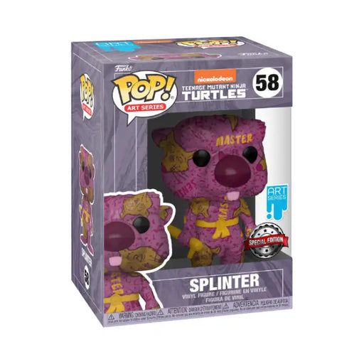 Funko Pop! Art Series: TMNT, Splinter #58 (inkl. Hard Acrylic Box) - ADLR Poké-Shop