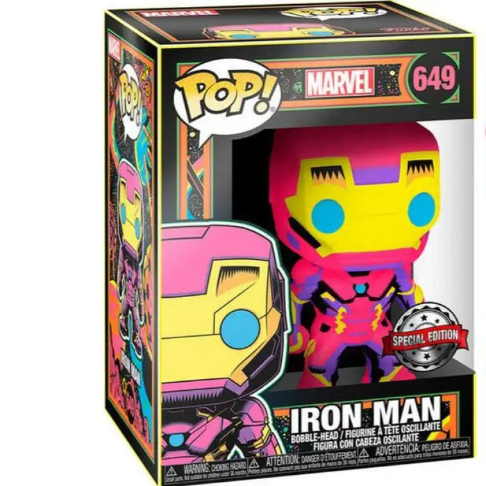 Funko Pop! Marvel: Iron Man #649 (Black Light)