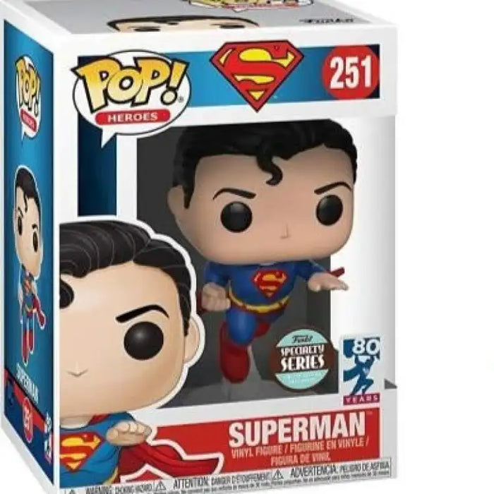 Funko Pop! Superman 80th Anniversary: Superman #251 (Specialty Series)