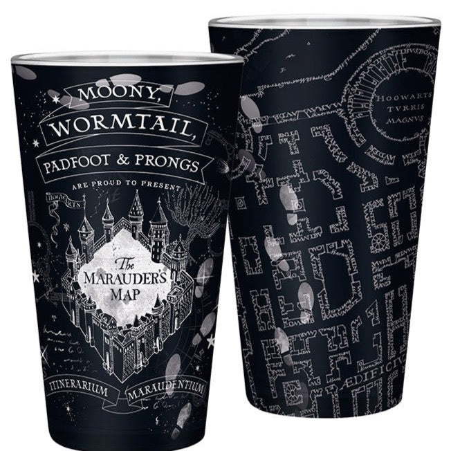 Harry Potter - Glas, 400ml - Marauder's map