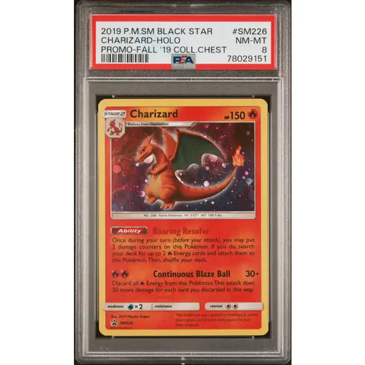 Pokemon: Charizard #SM226, 2019 - PSA 8, Mint - ADLR Poké-Shop
