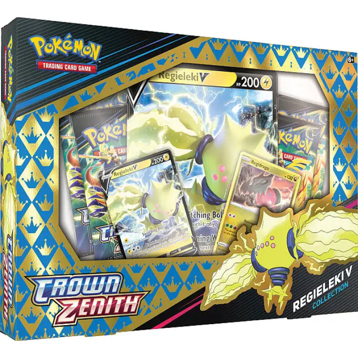 Pokemon SWSH: Crown Zenith, Regidrago/Regieleki V Box - ADLR Poké-Shop