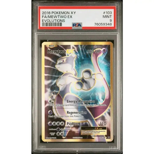 Pokemon Evolutions: Mewtwo EX #103 - PSA 9, Mint - ADLR Poké-Shop