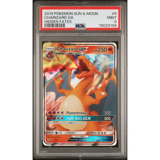 Pokemon Hidden Fates: Charizard #9, 2019 - PSA 9, Mint - ADLR Poké-Shop