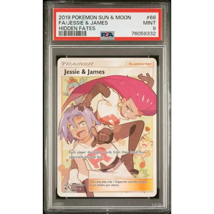 Pokemon Hidden Fates: Jessie & James #68, 2019 - PSA 9, Mint - ADLR Poké-Shop