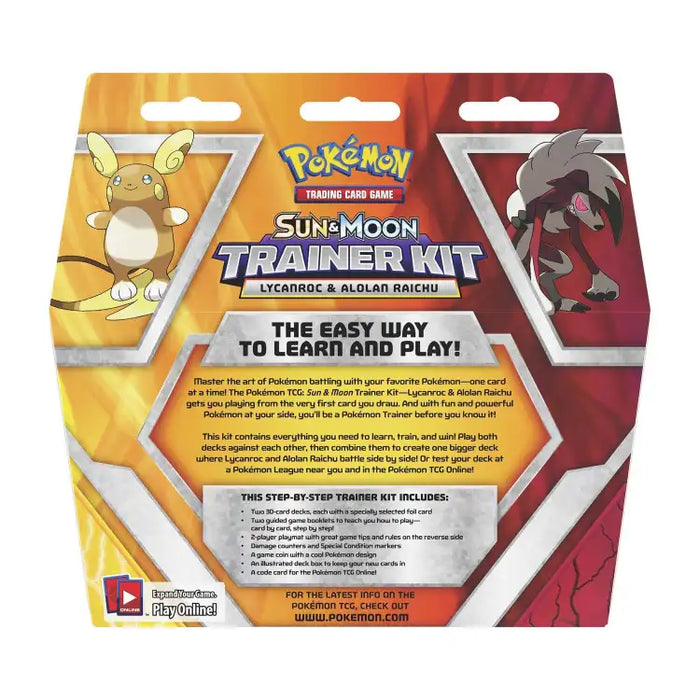 Pokemon S&M: Alolan Raichu & Lycanroc Trainer Kit