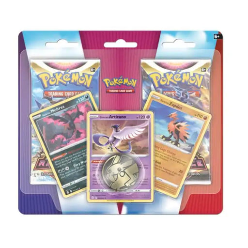 Pokemon SWSH: Galarian Articuno/Zapdos/Moltres 2-Pak Blister - ADLR Poké-Shop