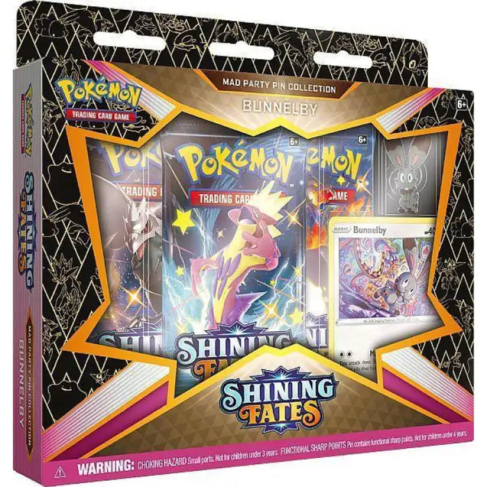 Pokemon SWSH: Shining Fates Mad Party Pin Collection