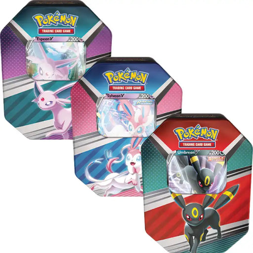 Pokemon SWSH: Umbreon/Espeon/Sylveon V Heroes Tin - 3x Tins