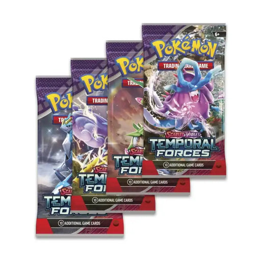 Pokémon TCG: Scarlet & Violet: Temporal Forces - Booster Pack Art Set (4 stk.) - ADLR Poké-Shop