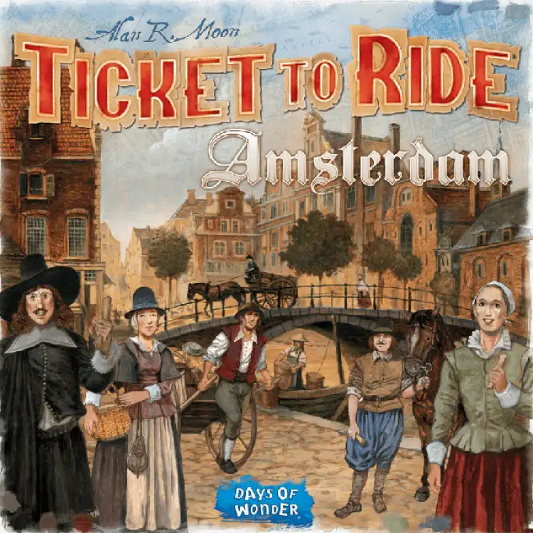 Ticket To Ride - Amsterdam, Brætspil (Dansk)