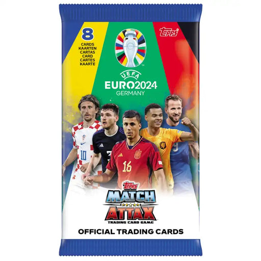 Topps: Match Attax Fodboldkort - EURO 2024 - Booster Pakke - ADLR Poké-Shop