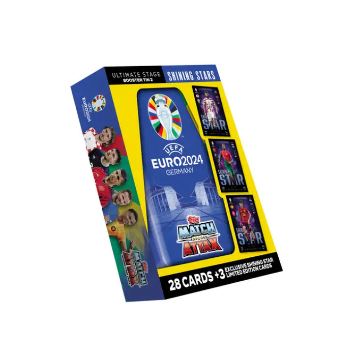 Topps: Match Attax Fodboldkort - EURO 2024 - Booster Tin - ADLR Poké-Shop