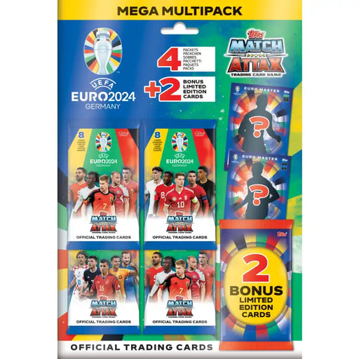 Topps: Match Attax Fodboldkort - EURO 2024 - Mega Multi Pack - ADLR Poké-Shop