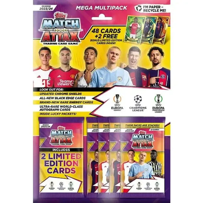 Topps/Match Attax 2023/24: Mega Multi Pack (42 kort + 2